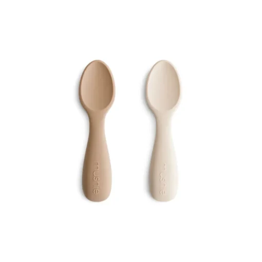 Mushie Silicone Toddler Starter Spoons 2-Pack