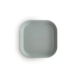 Mushie Square Dinnerware Plate, Set of 2