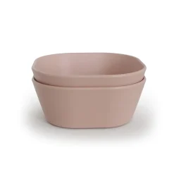 Mushie Square Dinnerware Bowl, Set of 2