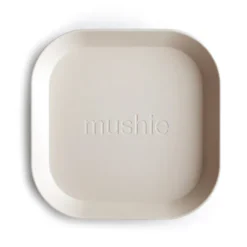 Mushie Square Dinnerware Plate, Set of 2