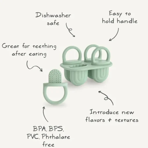 Mushie Toddler Ice Pop Tray