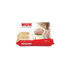 NUK Baby Dry Cotton Wipes (80 sheets)