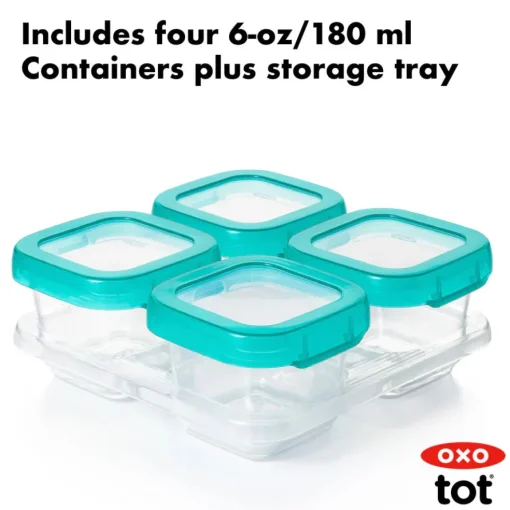 Oxo Tot Baby Blocks Freezer Storage Containers 6OZ