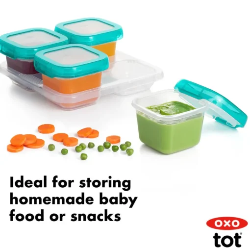 Oxo Tot Baby Blocks Freezer Storage Containers 6OZ