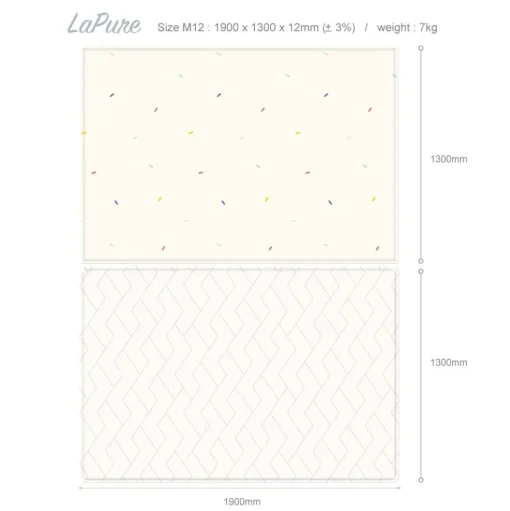 Parklon LaPure Candy Spring Block Herringbone (size M12)