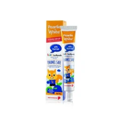 Pearlie White Enamel Safe Kids' Toothpaste with Flouride - Blueberry 45gm