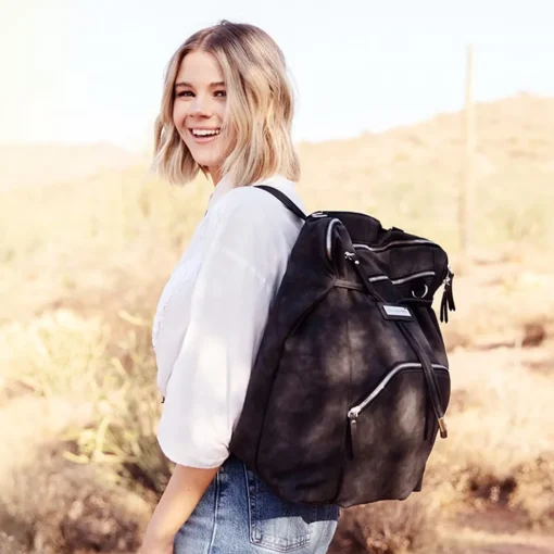 Petunia Pickle Bottom Cinch Convertible Backpack Bag Midnight