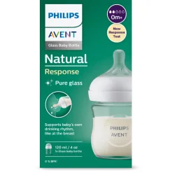 Philips Avent Natural Response Baby Bottle Glass Single