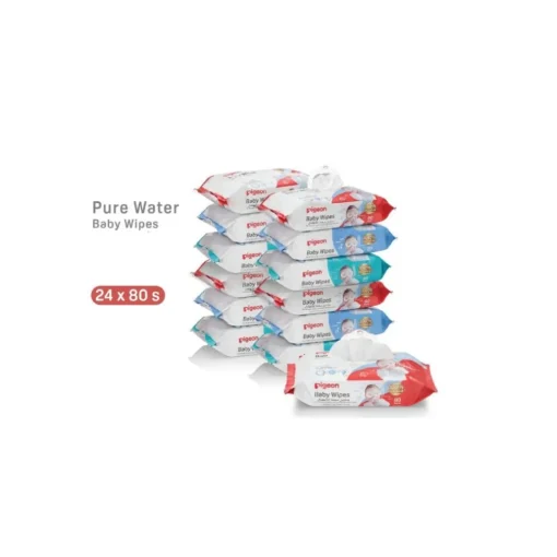 Pigeon 100% Water Wipes Carton Deal