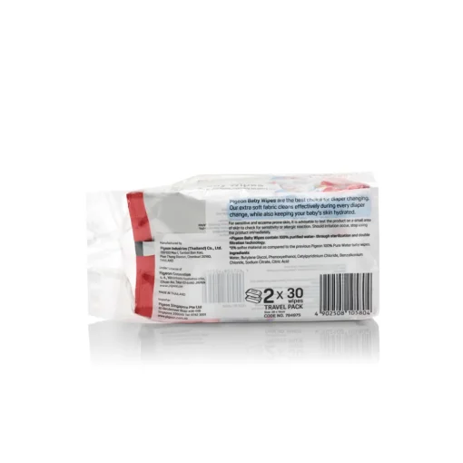 Pigeon Baby Wipes 30 Sheets 2 in 1
