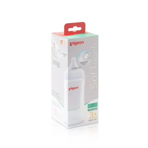 Pigeon SofTouch 3 PP Nursing Bottle - Logo