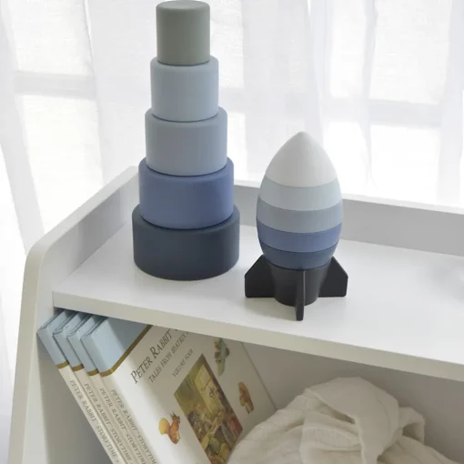 Playground Silicone Nesting Blocks - Blue