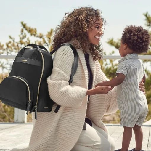 Skip Hop Envi Luxe Diaper Backpack - Black