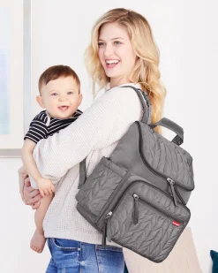 Skip Hop Forma Backpack Diaper Bag - Grey