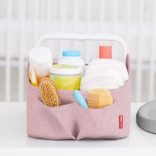 Skip Hop Light Up Diaper Caddy- Heather Pink