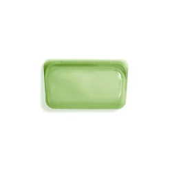 Stasher Reusable Silicone Snack Bag, Rainbow Green (355 ml)