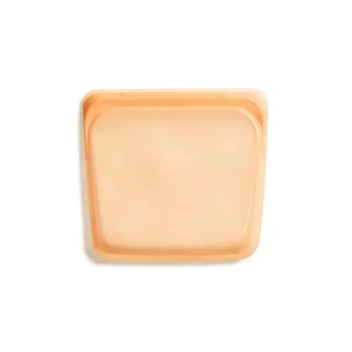 Stasher Reusable Silicone Sandwich Bag, Rainbow Orange (828 ml)
