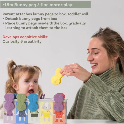 Taf Toys Bunny School Match & Count Toy
