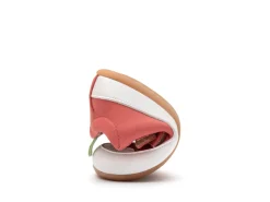 Tip Toey Joey Bossy - Coral Mat/White