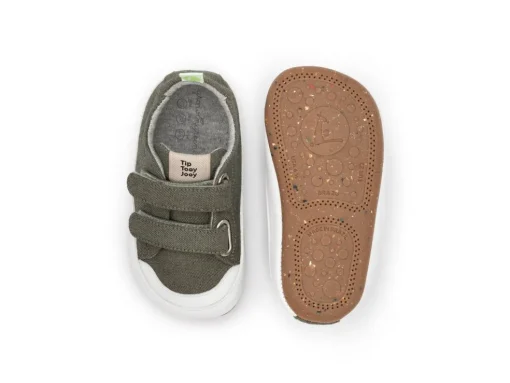 Tip Toey Joey Bossy Green - Verde Eco Canvas