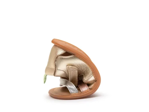 Tip Toey Joey Toddler Sandal Criss Cross - Chm/ M.Salmon/ Rose Gold