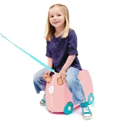 Trunki Ride-On Luggage Flossi Flamingo