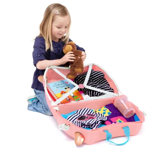 Trunki Ride-On Luggage Flossi Flamingo