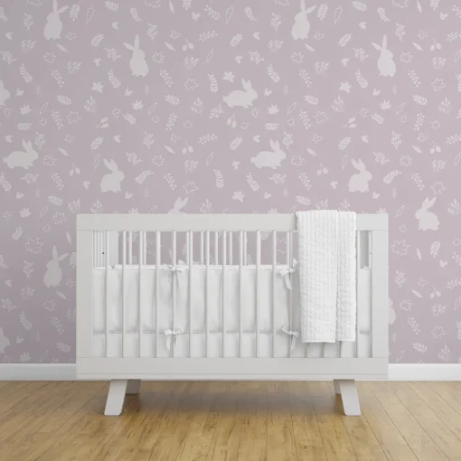 Urban Li'l Bunny Wallpaper - Pink