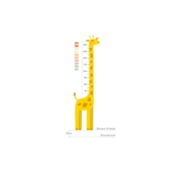 Urban Li'l Giraffe Height Chart Fabric Decal