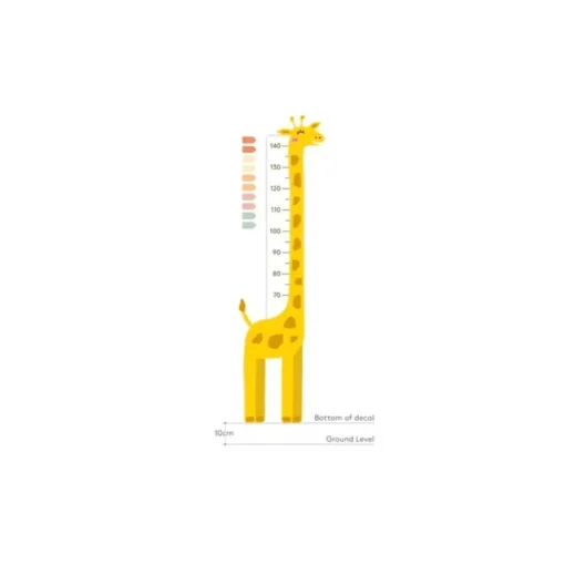 Urban Li'l Giraffe Height Chart Fabric Decal
